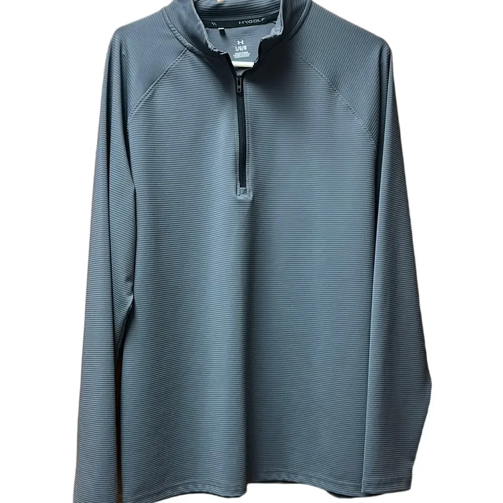 Men's Gray Half-Zip Jacket